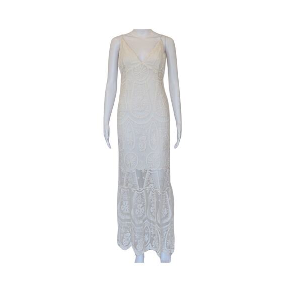 French Lace Ballet Dress - White - S - Picture 1 of 2